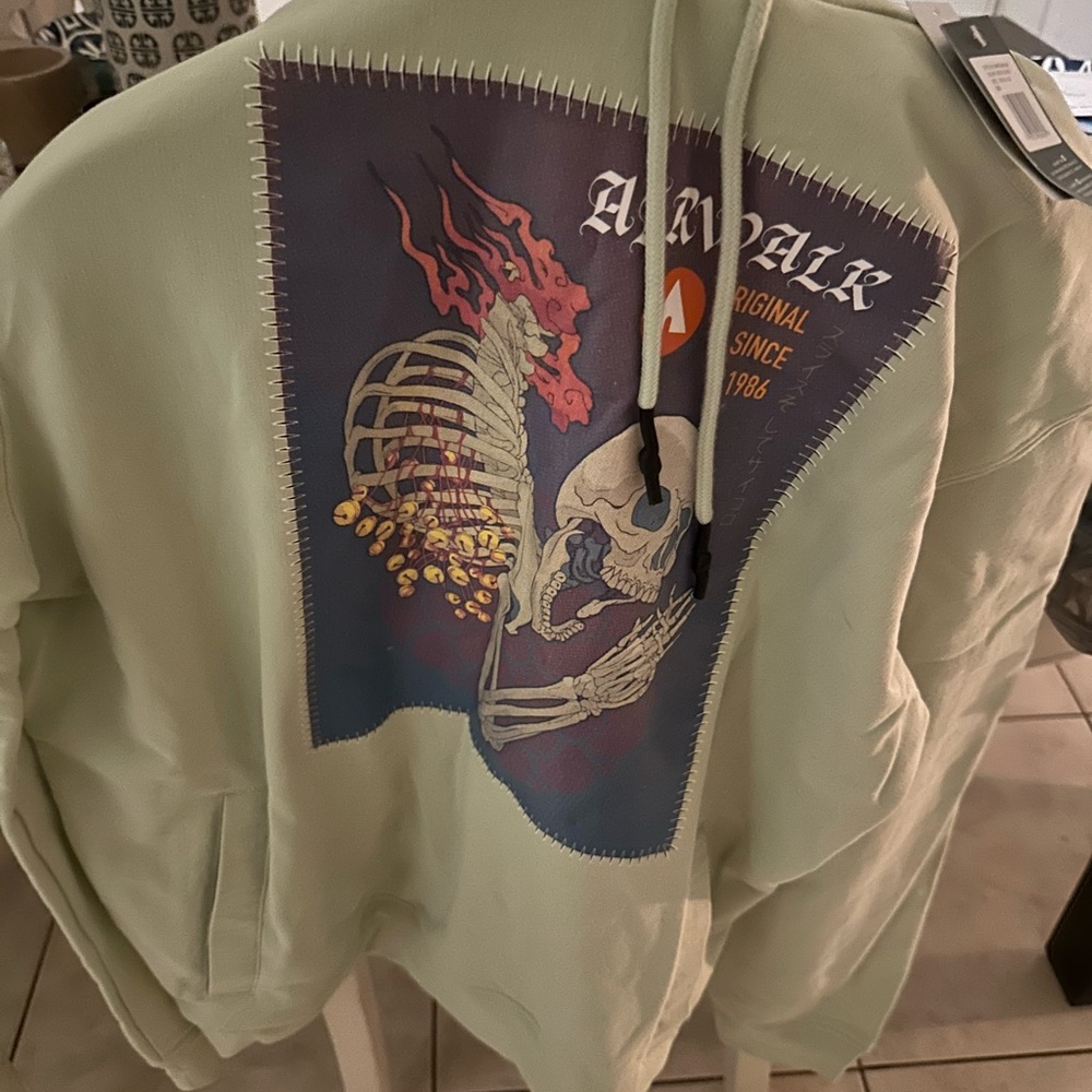 Women's Graphic Hoodie - Cream